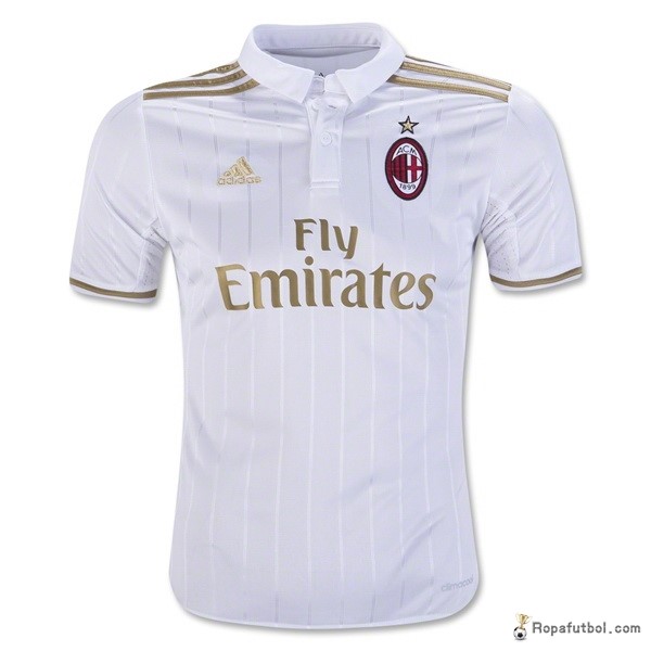 Camiseta AC Milan Replica Segunda Ropa 2016/17 Blanco